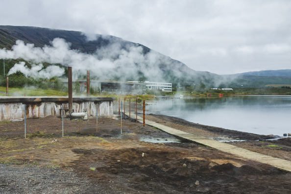 geothermal steam well at Laugarvatn