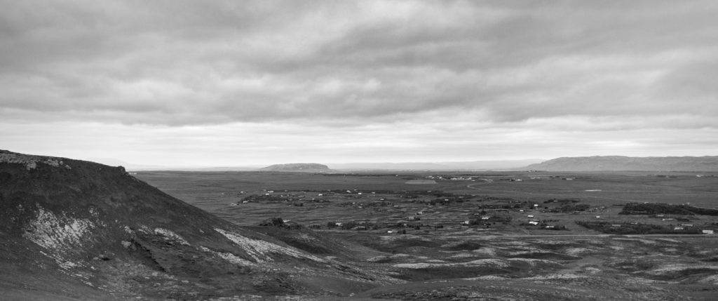 vista of southern Iceland near Reykjadalur