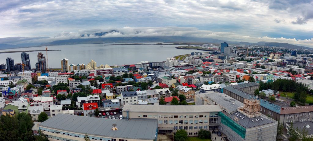 view from hallgrimskirkja