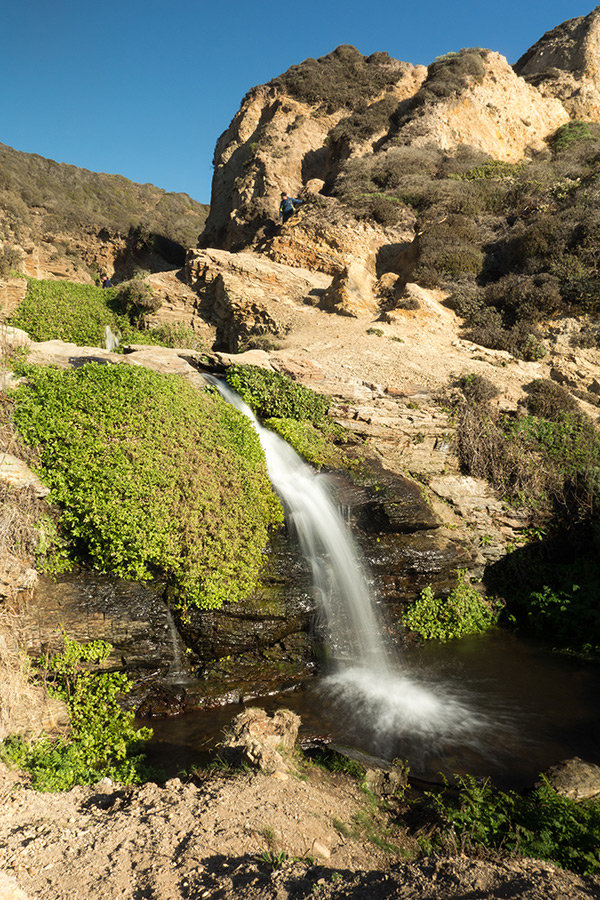 small waterfall cascade