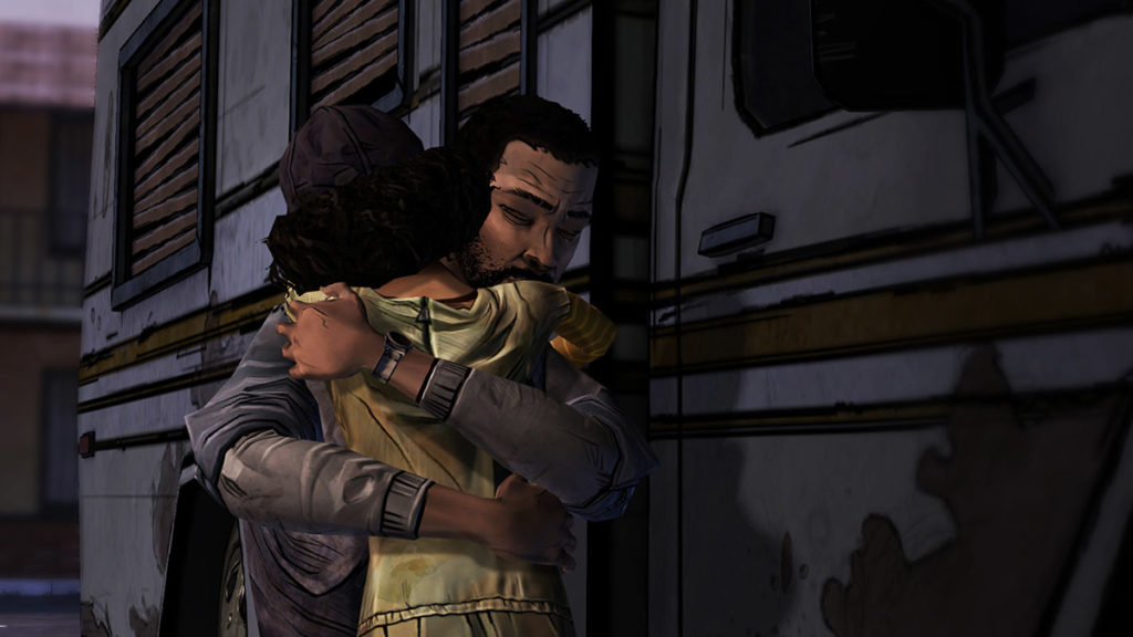 walking dead lee and clementine