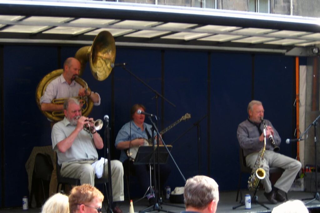 Jim Petrie's Diplomats of Jazz in Edinburgh, 2008